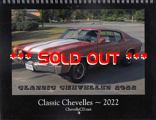 1972 Chevelle Classic Calendar - 2022