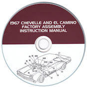 1967 Chevelle & El Camino Factory Assembly Instruction Manual